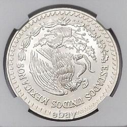 1996 Mexico Libertad 1 Oz. Silver Coin NGC MS66