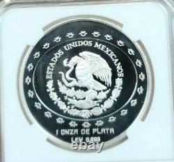 1997 Mexico Silver 5 Pesos Teotihuacan Mascara Ngc Pf 69 Ultra Cameo Top Pop