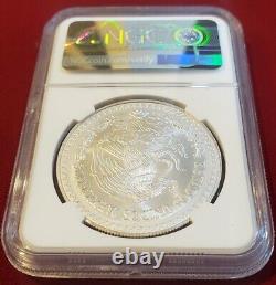 1998 Mexico LIBERTAD 1.0 oz. 999 Silver coin KEY DATE, NGC Certified MS 67