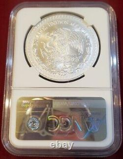 1998 Mexico LIBERTAD 1.0 oz. 999 Silver coin KEY DATE, NGC Certified MS 67