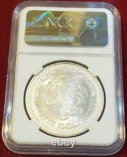 1998 Mexico LIBERTAD 1.0 oz. 999 Silver coin KEY DATE, NGC Certified MS 67