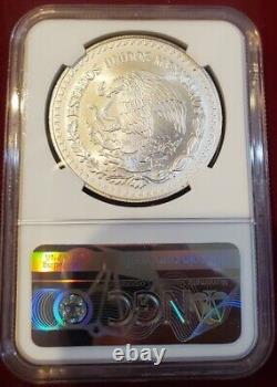 1998 Mexico LIBERTAD 1.0 oz. 999 Silver coin KEY DATE, NGC Certified MS 67