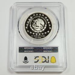 1998 Mo PCGS PR68 DCAM MEXICO SILVER Jaguar Peso Coin #51274A