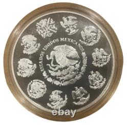 1999-2000 Mexico 5 Pesos Silver Coin Millennium Series La Paz del Mundo