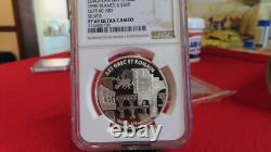 1999 France Silver European Art Styles Greco Roman Gothic Art Francs NGC PF69
