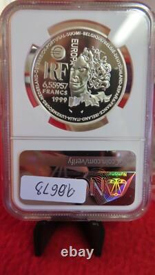 1999 France Silver European Art Styles Greco Roman Gothic Art Francs NGC PF69
