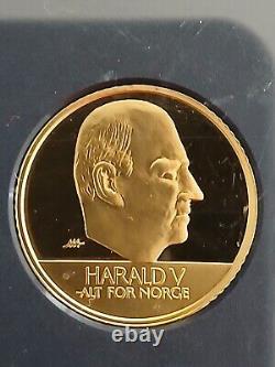 1999 Rare Norwegian Heritage Coin Proof Set In Case Low Mintage-2500