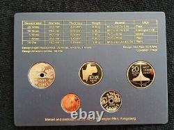 1999 Rare Norwegian Heritage Coin Proof Set In Case Low Mintage-2500