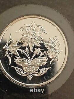 1999 Rare Norwegian Heritage Coin Proof Set In Case Low Mintage-2500
