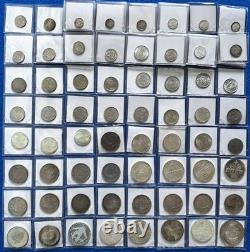 1/4 lb World Silver Lots. Avg. 800. AU/UNC. Toned. Not Junk. Q71