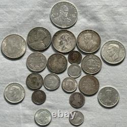 1/4 lb World Silver Lots. Avg. 800. AU/UNC. Toned. Not Junk. Q71