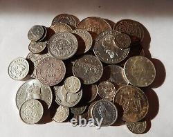 1 Troy Pound, 12 ounces, 375 Grams Collection of World Silver Coins 40 Different