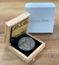 1 oz 999 Silver Mexican Libertad Aztec Calendar Colorized & Ruthenium Plated 1 oz 999 Silver Mexican Libertad Aztec Calendar Colorized & Ruthenium Plated