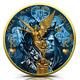 1 Oz 999 Silver Mexican Libertad The King Colorized & 24k Gold Gilded