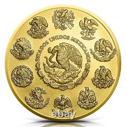 1 oz 999 Silver Mexican Libertad The King Colorized & 24K Gold Gilded