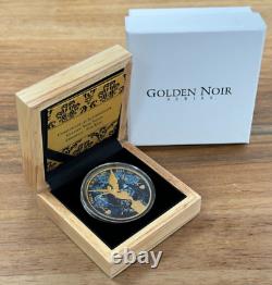 1 oz 999 Silver Mexican Libertad The King Colorized & 24K Gold Gilded