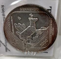 2000 Mexico Berrendo 5 Peso Silver Coin