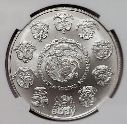 2000 Mexico Libertad 1 oz. Silver Coin NGC MS68