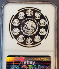 2000 Mexico Silver 5 Pesos S5p Millennium Butterfly Ngc Pf 69 Ultra Cameo