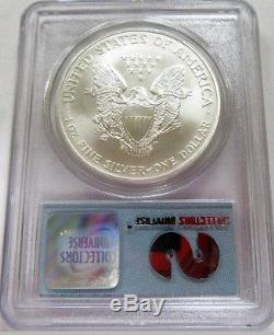 2001 1 of 1440 WTC 911 Silver Eagle PCGS 9/11 World Trade Center Recovery Coin