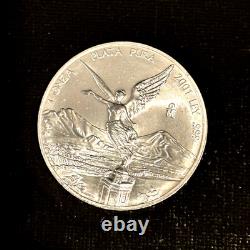 2001 Estates Unidos Mexicanos 1 oz fine Silver uncirculated Coin