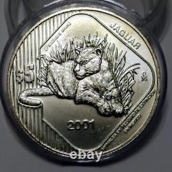 2001 MEXICO JAGUAR SILVER COIN 1 oz