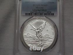 2001-MO PCGS MS69 ONZA. 999 SILVER LIBERTAD Highest Pop Only 26