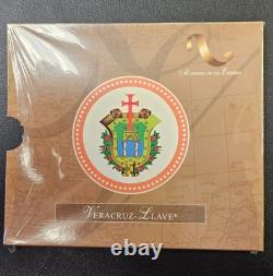 2003 Estado de Vercruz-Llave Commemorative Proof Mo Mexico 1oz. 999 Silver