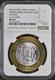 2004 Mo Mexico 180 Ann. Bimetal, Nayarit, 1st Edition, 100 Peso Ms64 Ngc Km# 744