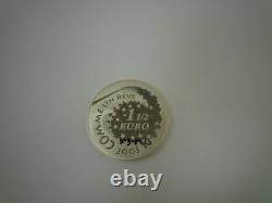 2005 France 1.5 Euro Hello Kitty silver Proof coin with bag