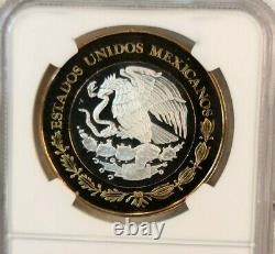 2005 Mexico Silver 100 Pesos Don Quixote Anniv Ngc Pf 69 Ultra Cameo Mint Error