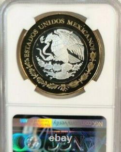 2005 Mexico Silver 100 Pesos Don Quixote Anniv Ngc Pf 69 Ultra Cameo Mint Error