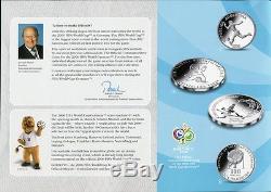 2006 FIFA World Cup Germany The Official Commemorative Silver Coin Set (14 PCS)
