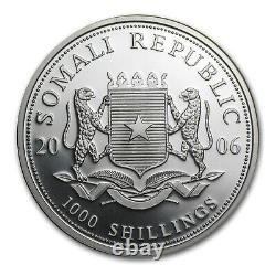 2006 Somalia 1 oz Silver Elephant BU SKU #60923