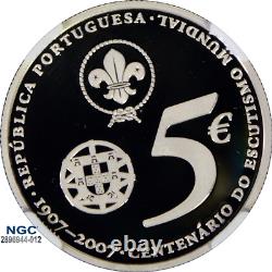 2007INCM Portugal S5 World Scouting Centennial NGC PF 69 UCAM Top Grade