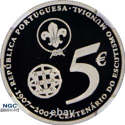 2007INCM Portugal S5 World Scouting Centennial NGC PF 69 UCAM Top Grade