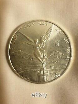 2007 1 Oz. Silver Mexican Libertad coin-Mintage of only 200,000 world wide