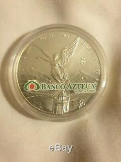 2007 1 Oz. Silver Mexican Libertad coin-Mintage of only 200,000 world wide