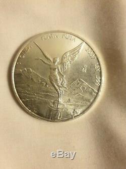 2007 1 Oz. Silver Mexican Libertad coin-Mintage of only 200,000 world wide