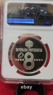 2007 Portugal Silver 8 Euro Early Flying Inventions Ngc Pf 69 Ultra Cameo Top