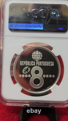2007 Portugal Silver 8 Euro Early Flying Inventions Ngc Pf 69 Ultra Cameo Top