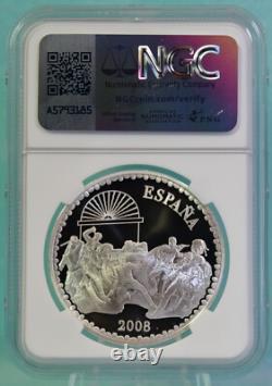 2008M Spain S10E Manuela Malasana War of Indep. 200th Anniv PF 69 UC +COA