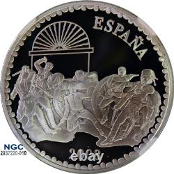 2008M Spain S10E Manuela Malasana War of Indep. 200th Anniv PF 69 UC +COA