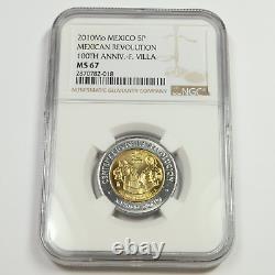 2008 NGC MS66 MEXICO 5 Peso Coin #50875A