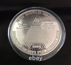 2009 New World Order 1oz Silver Coin