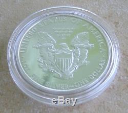 2009 Silver Eagle Overstrike Proofed With Coin World News Article For Posterity