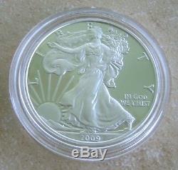 2009 Silver Eagle Proof Thin Type DC Overstrike & Coin World Overstruck Proofed