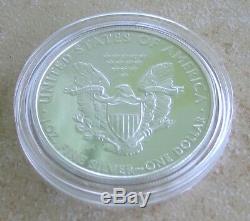 2009 Silver Eagle Proof Thin Type DC Overstrike & Coin World Overstruck Proofed