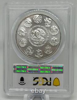 2010 Mexico 1 oz Silver Libertad PCGS MS69 Blue Label BU Coin
