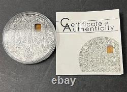 2010 PALAU $10 SAGRADA FAMILIA (SACRED FAMILY) 2 OZ MINERAL ART Silver Coin